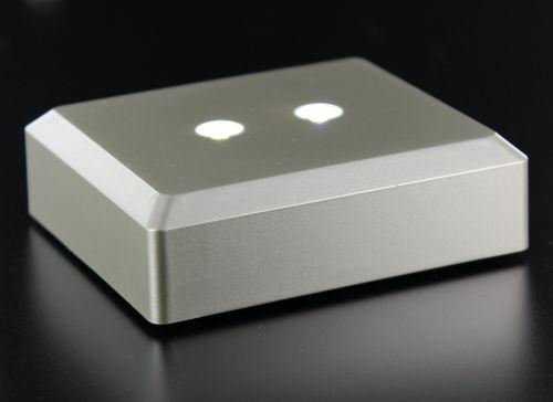 LED LEUCHTSOCKEL 2 weiße LED Farbe Silber LED LEUCHTSOCKEL 2 weiße LED Farbe Silber