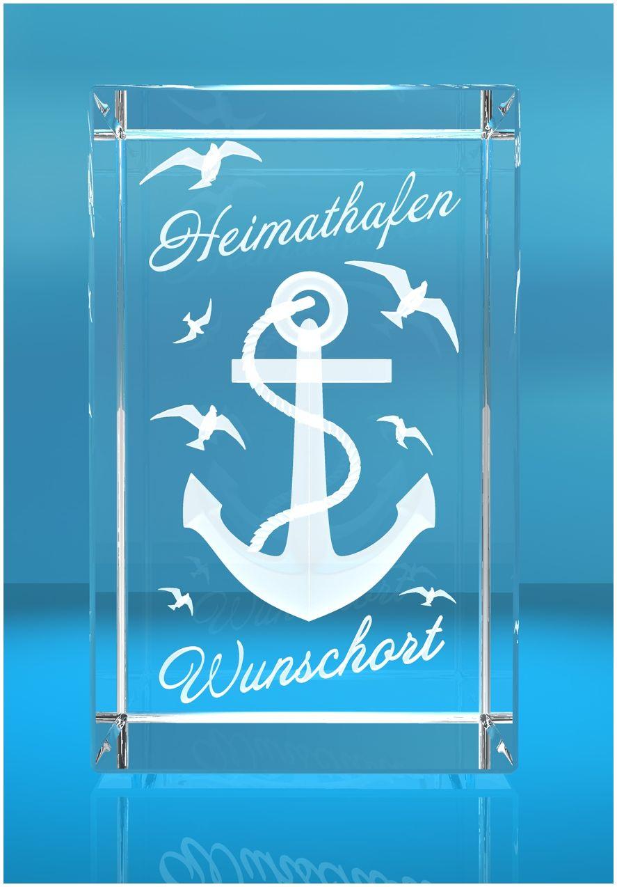 3D Glasquader I Heimathafen + Wunschort 3D Glasquader I Heimathafen + Wunschort