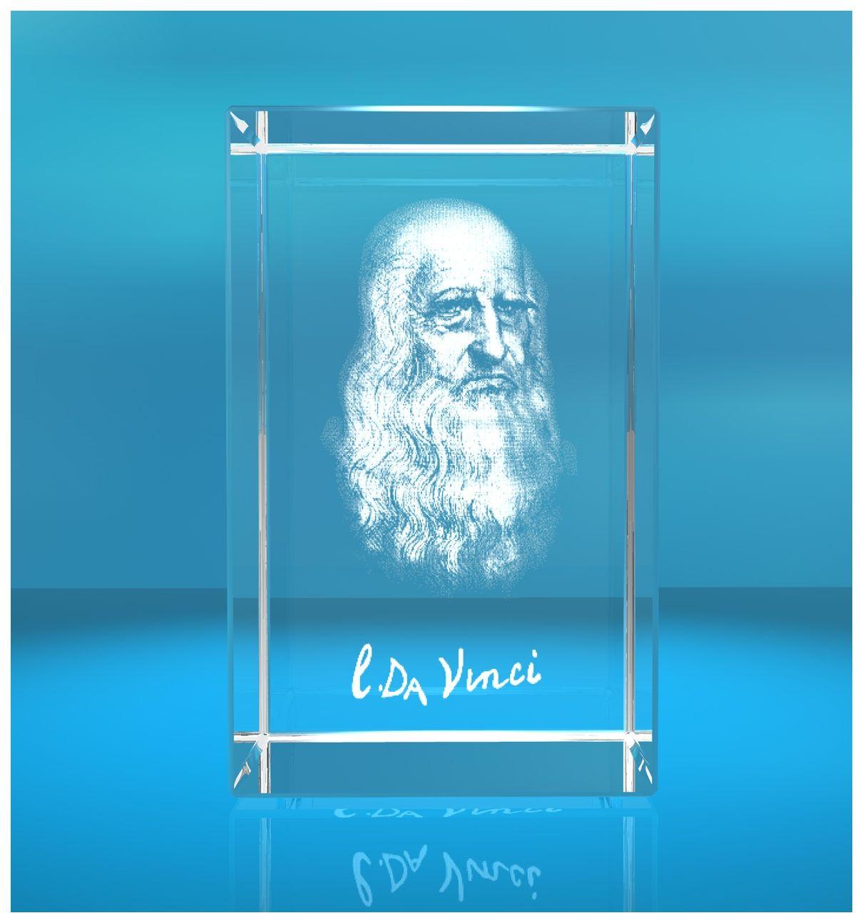 3D Glasquader I 3D Autogramm I Leonardo Da Vinci 3D Glasquader I 3D Autogramm I Leonardo Da Vinci