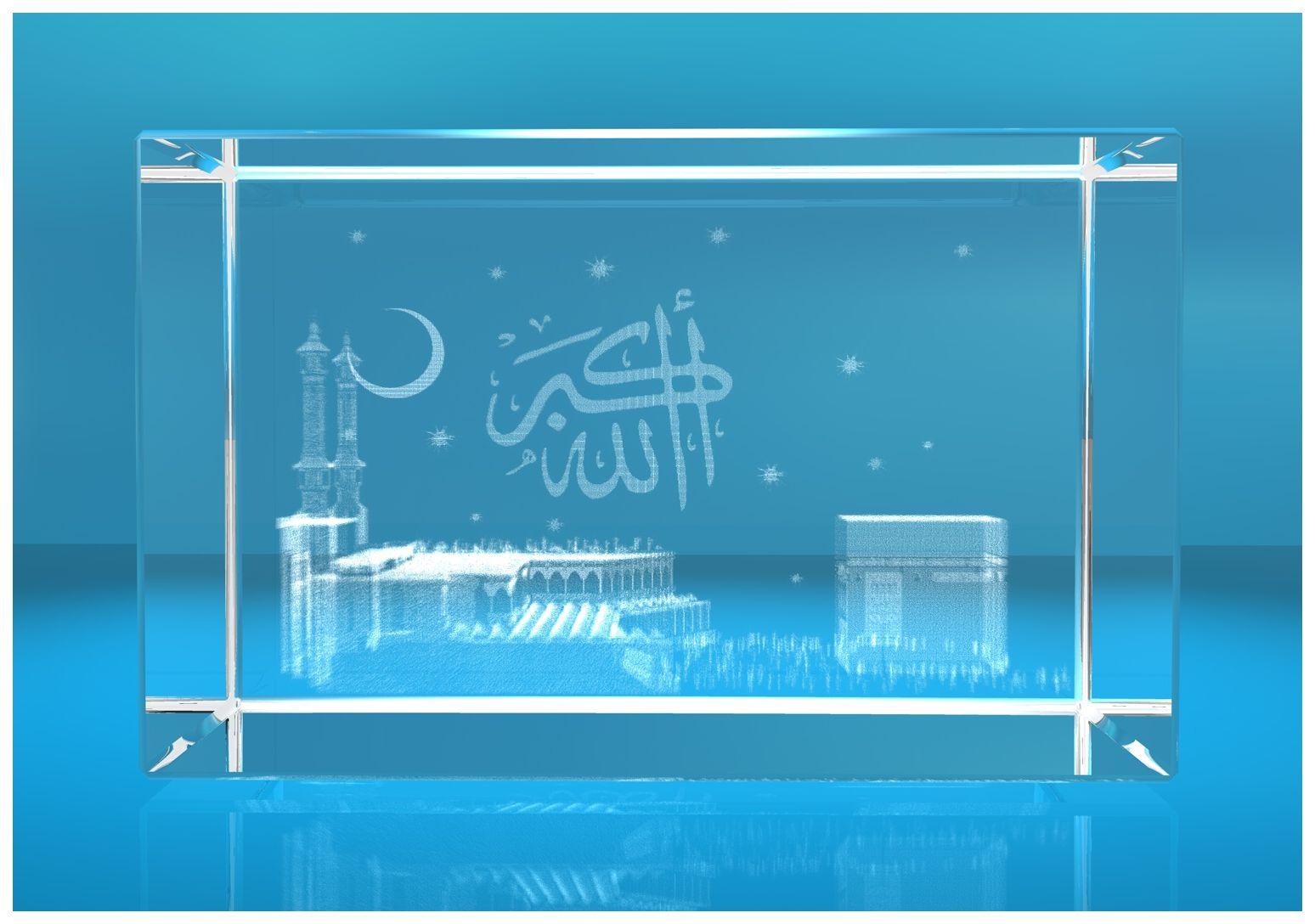 3D Glasquader Motiv: Mekka 3D Glasquader Motiv: Mekka