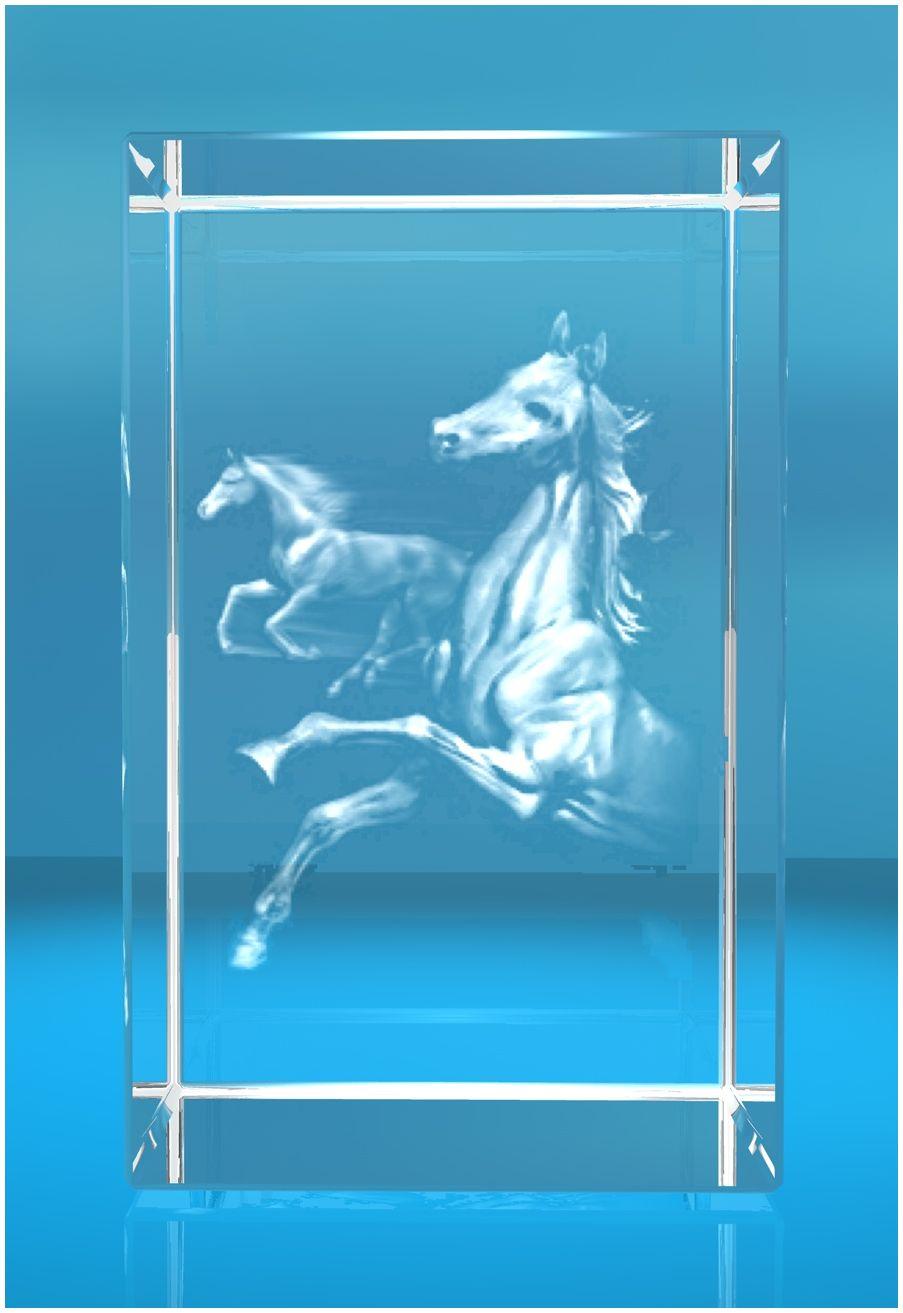 3D Glasquader Motiv: Arabische Pferde 3D Glasquader Motiv: Arabische Pferde