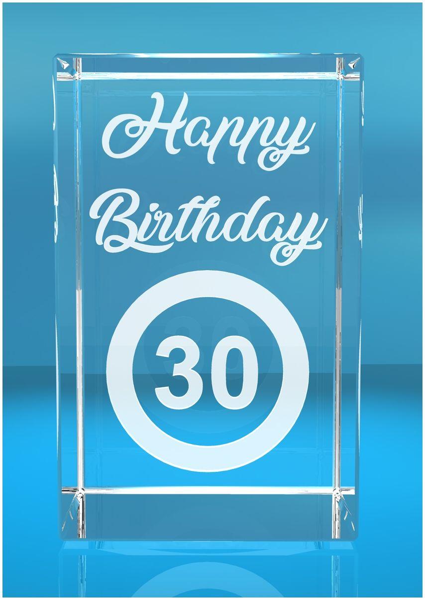 VIP-LASER 2D Glaskristall Verkehrszeichen Happy Birthday Dein Jahr VIP-LASER 2D Glaskristall Verkehrszeichen Happy Birthday Dein Jahr
