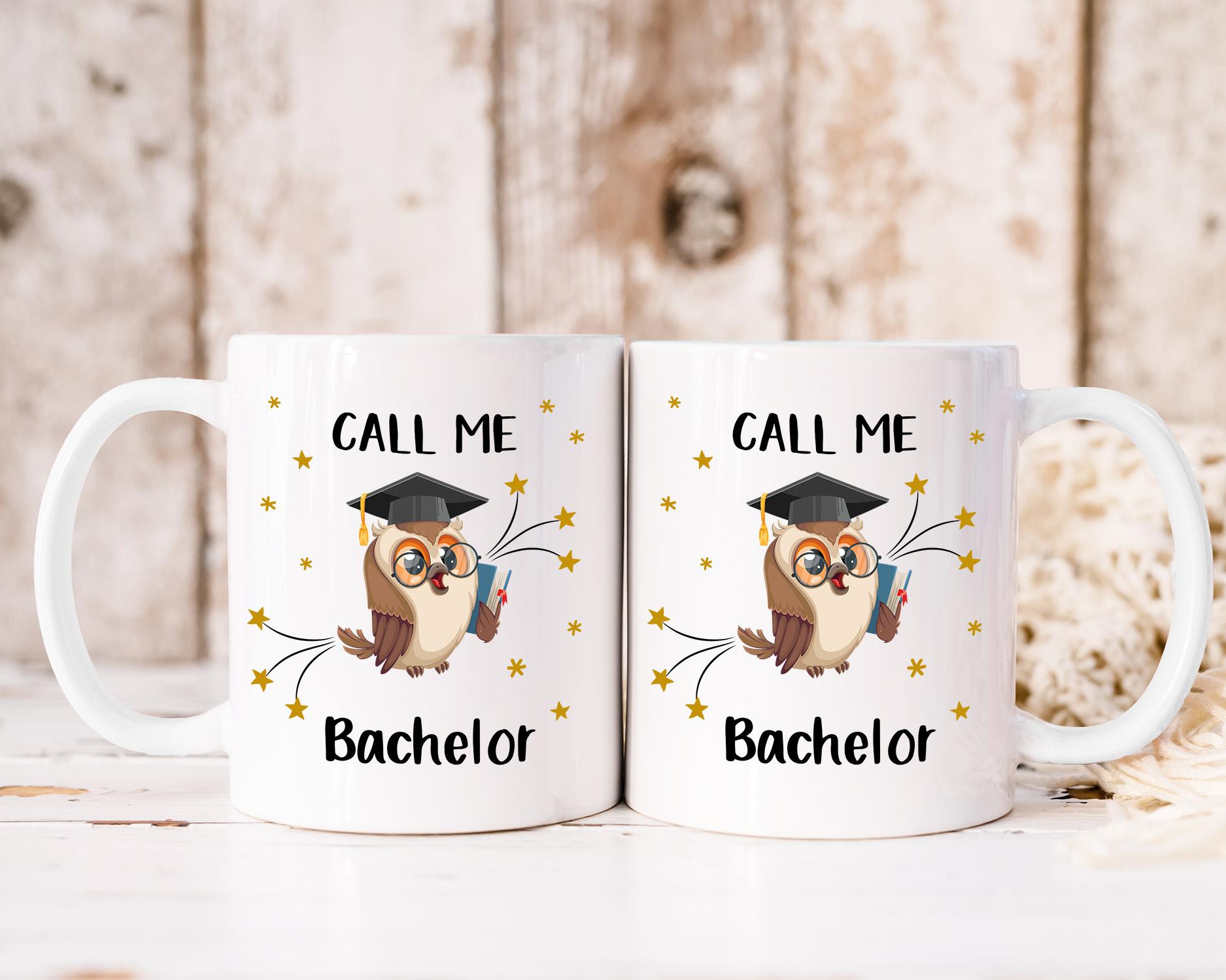 LOVEGOALS Kaffeetasse Call me Bachelor of | Geschenk zum Bachelorabschluss