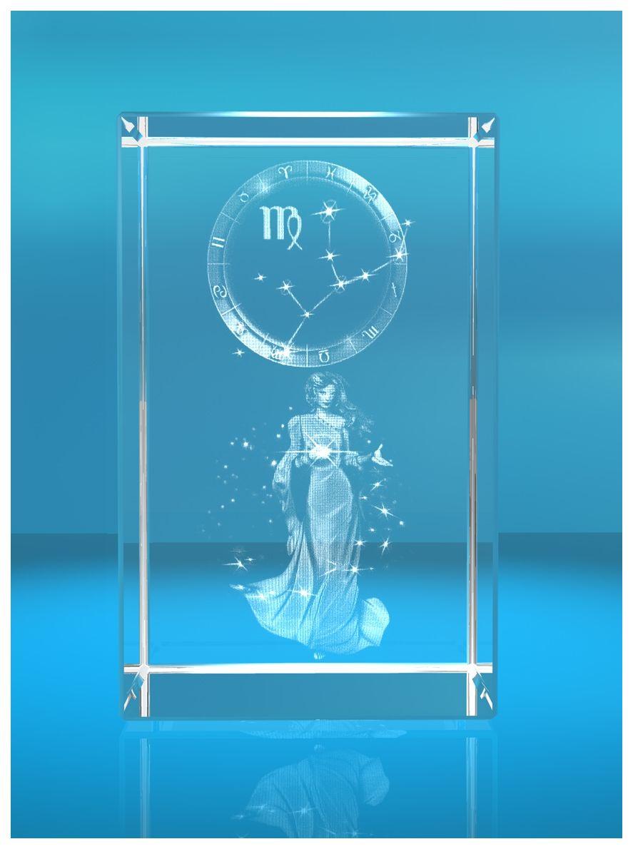 3D Glasquader I Sternzeichen PRO I Motiv: Jungfrau 3D Glasquader I Sternzeichen PRO I Motiv: Jungfrau