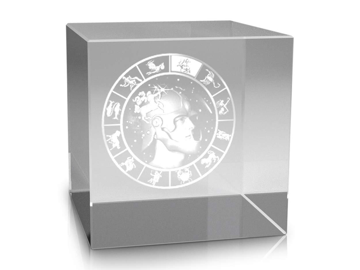 3D Glaswürfel   Motiv: Sternzeichen Schütze