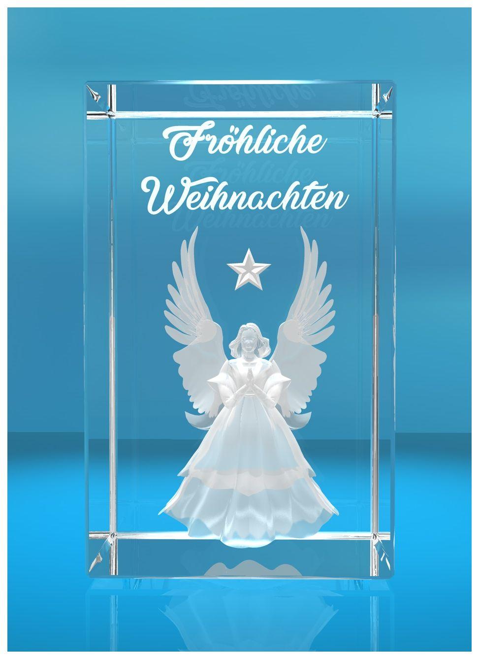 3D Glasquader I Fröhliche Weihnachten I Engel I Geschenk I Weihnachtsengel 3D Glasquader I Fröhliche Weihnachten I Engel I Geschenk I Weihnachtsengel