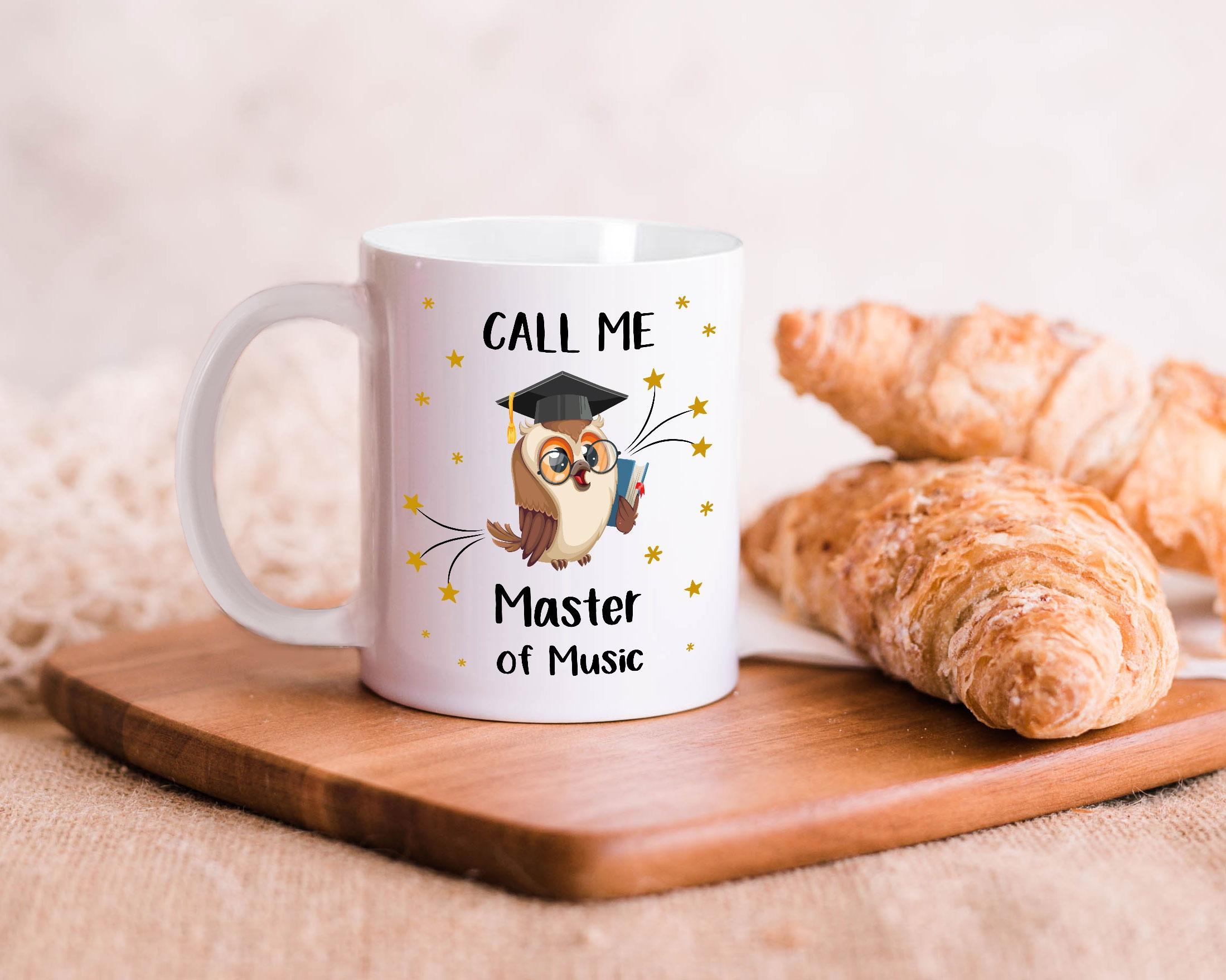 LOVEGOALS Kaffeetasse Call me Master of | Geschenk zum Masterabschluss
