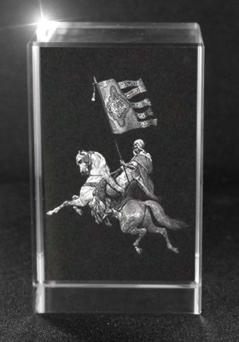 3D Glasquader   Motiv: Arabischer Soldat