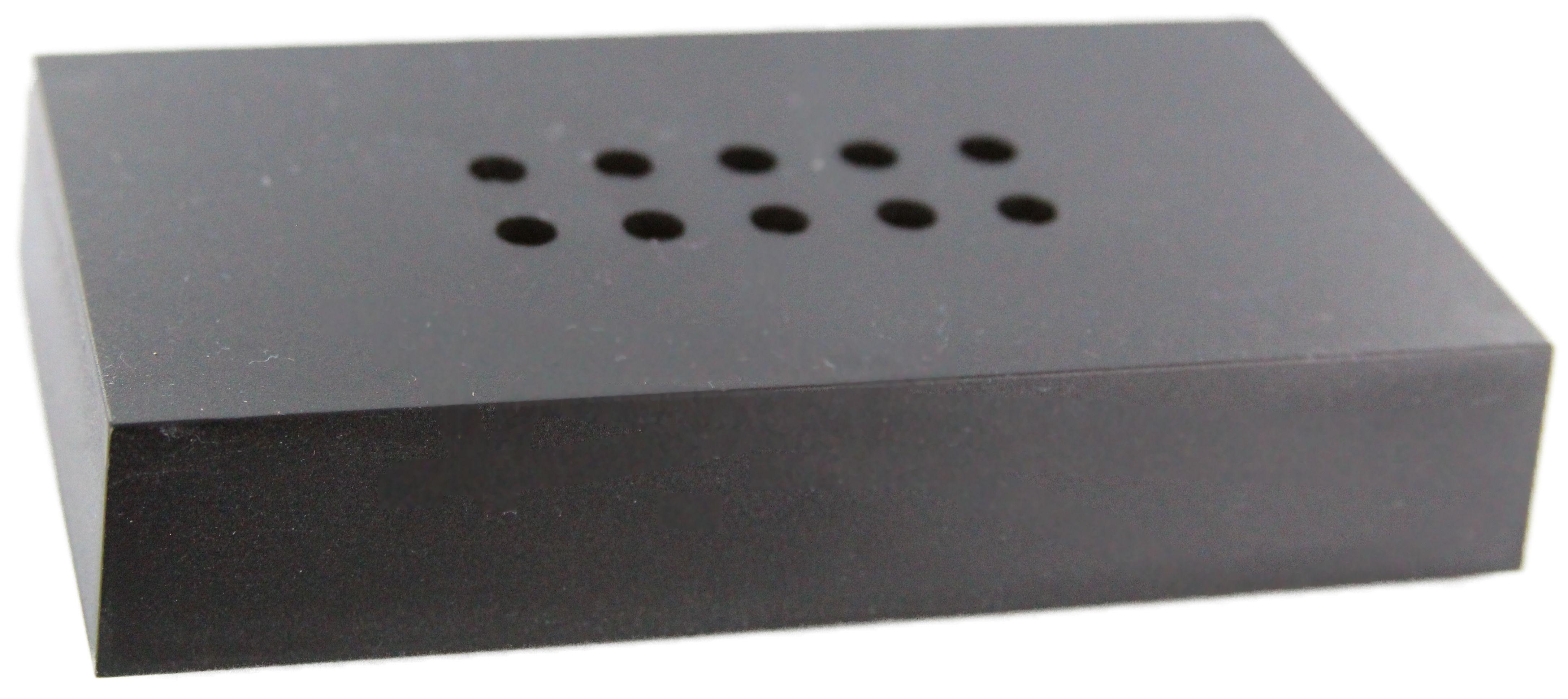 LED LEUCHTSOCKEL 10 weiße LED 100x60x20mm Farbe Schwarz LED LEUCHTSOCKEL 10 weiße LED 100x60x20mm Farbe Schwarz