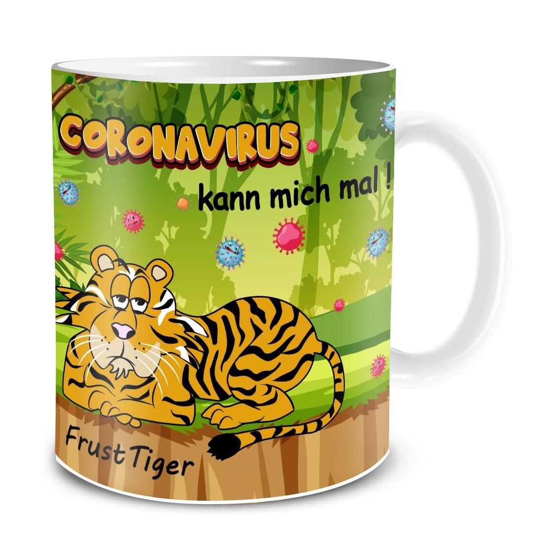 FrustTiger Tasse mit Statement Coronavirus kann mich mal! FrustTiger Tasse mit Statement Coronavirus kann mich mal!
