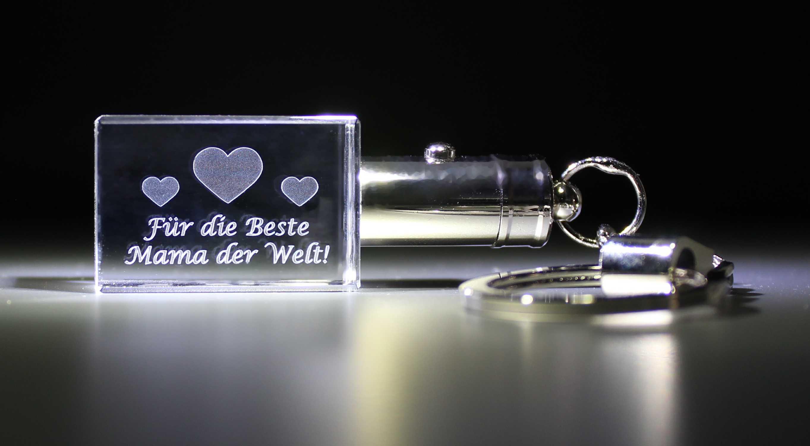 3D Schlüsselanhänger   Beste Mama der Welt   M0010