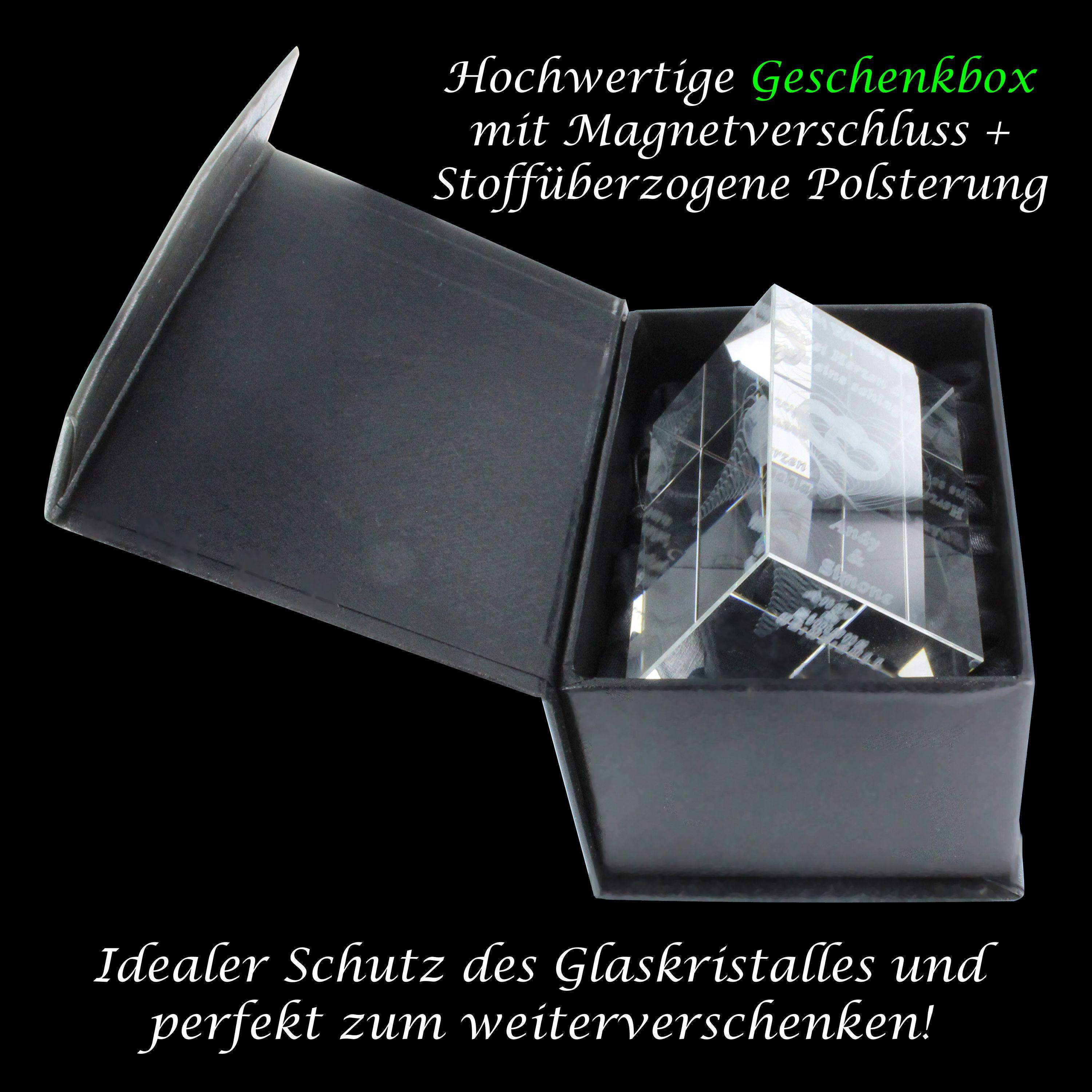 3D Glasquader I viele Herzen I Alles Liebe zum Muttertag!
