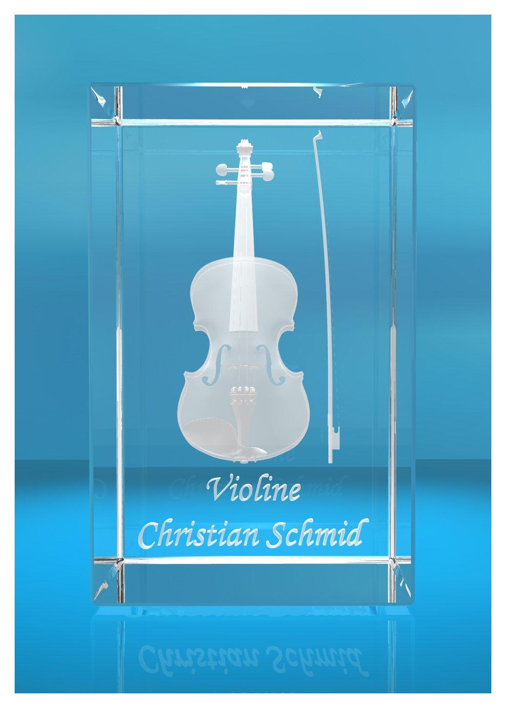 3D Glasquader | Violine mit Wunschnamen | Geschenk für Violinist Violinistin | Musiker | Orchester | Geige |Geiger 3D Glasquader | Violine mit Wunschnamen | Geschenk für Violinist Violinistin | Musiker | Orchester | Geige |Geiger