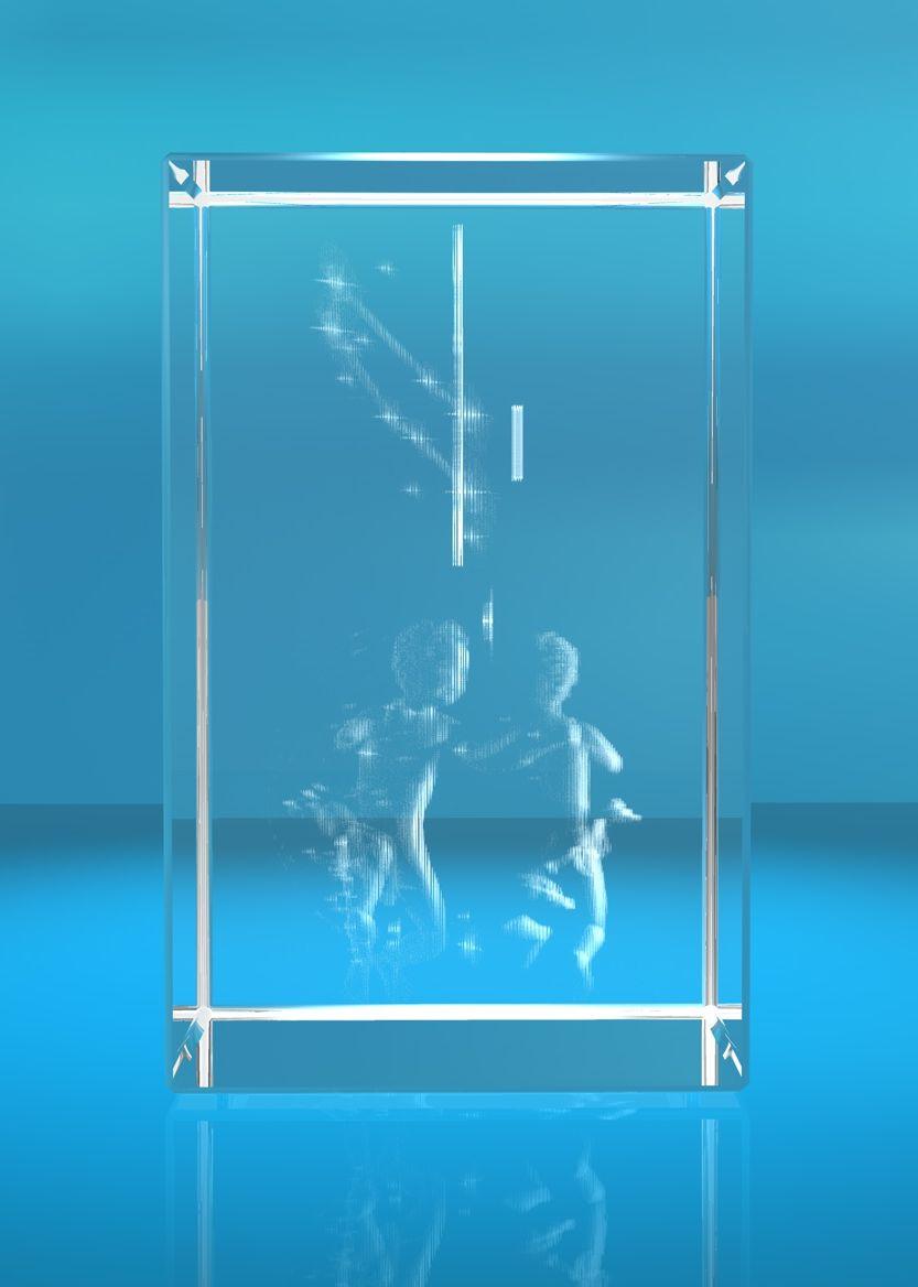 3D Glasquader I Sternzeichen PRO I Motiv: Zwillinge