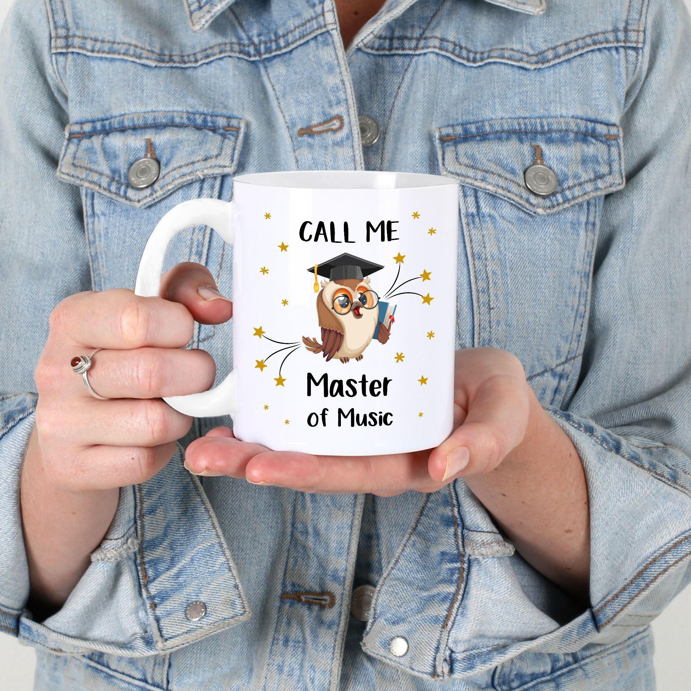 LOVEGOALS Kaffeetasse Call me Master of | Geschenk zum Masterabschluss