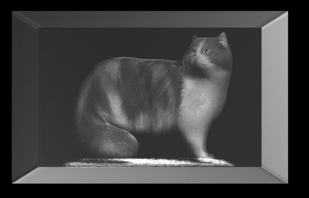 3D Glasquader Katze 3D Glasquader Katze