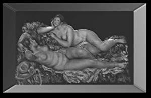 3D Glasquader Bathers Renoir 3D Glasquader Bathers Renoir