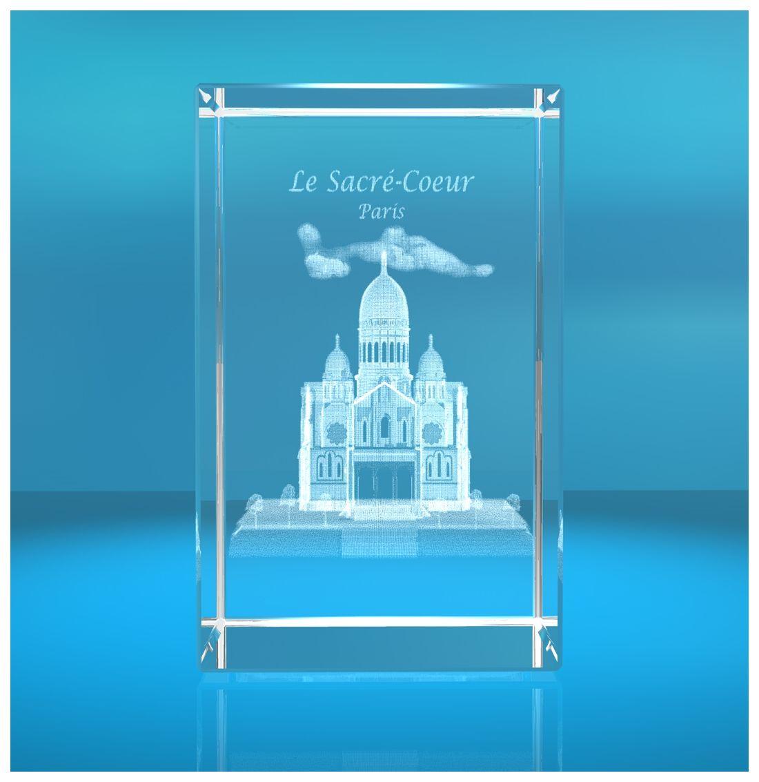 3D Glasquader I Basilika Sacré-Coeur de Montmartre in Paris 3D Glasquader I Basilika Sacré-Coeur de Montmartre in Paris